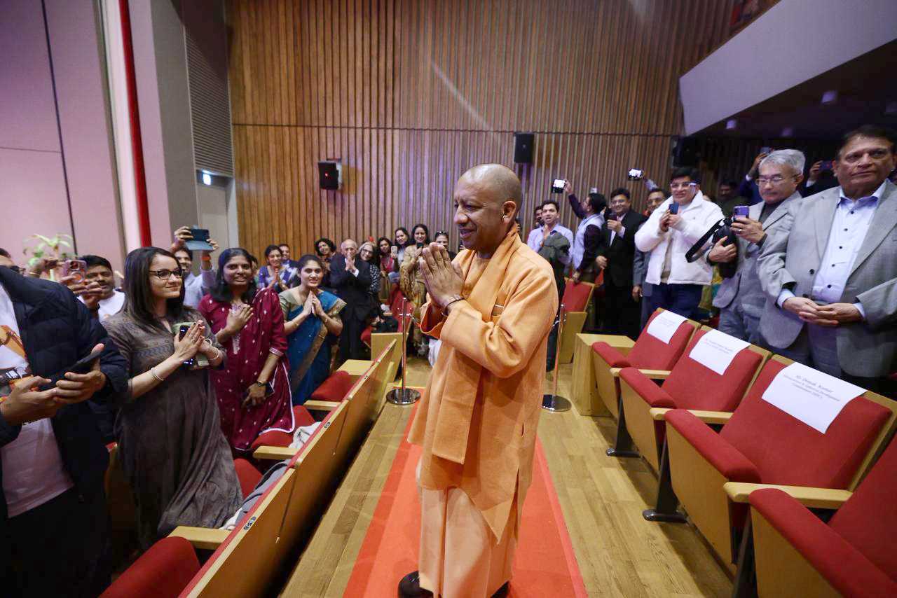 Hon'ble Chief Minister Yogi Adityanath ji on the occasion of the 'Samvad Program' with the people of Indian origin organized in Japan on February 25, 2026.